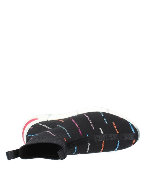 Sneakers alta in tessuto KARL LAGERFELD | KL63245 K0MNERO-MULTICOLOR